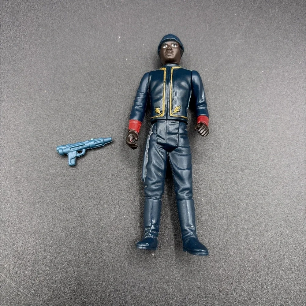 1981 Vintage Star Wars Bespin Black Security Guard Action Figure Complete HK